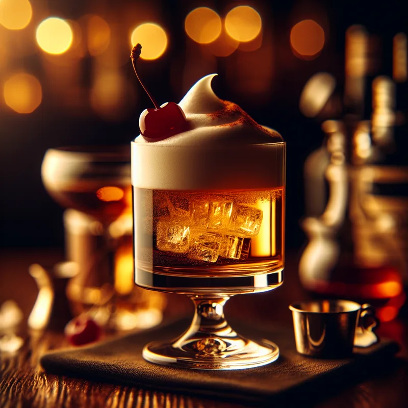Amaretto Sour (Proper) cocktail recipe
