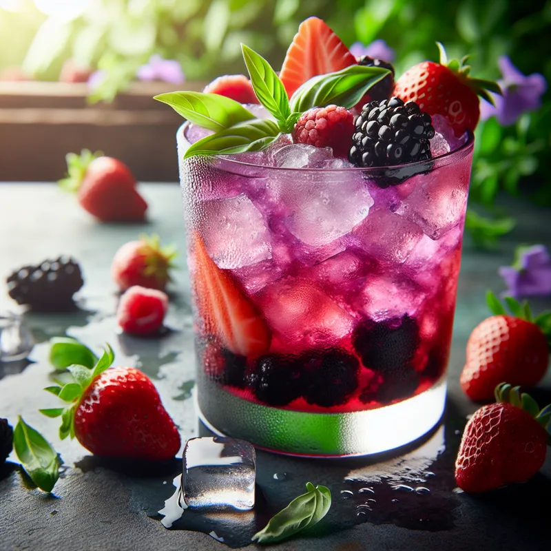 Berry Smash (0%) cocktail recipe