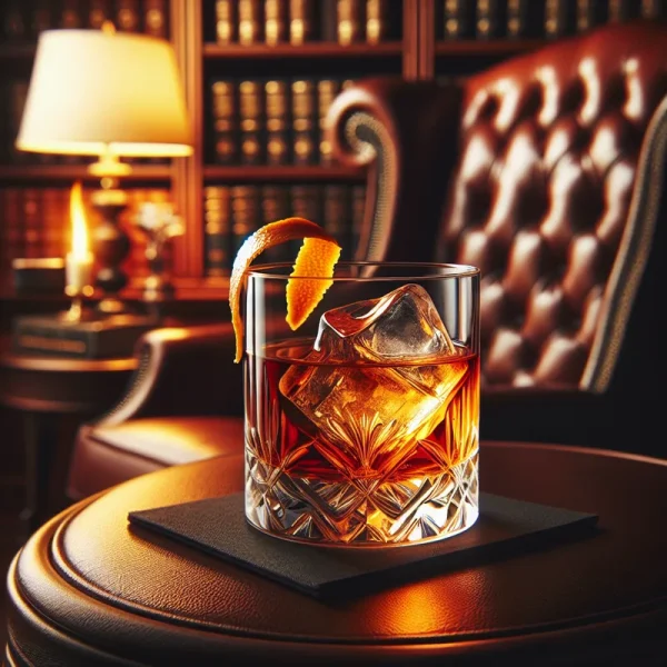 Cognac Old Fashioned cocktail recipe