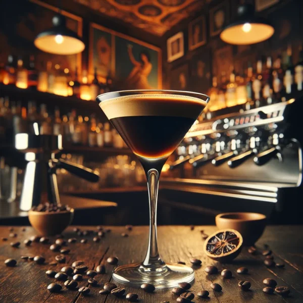 Amaretto Espresso Martini cocktail recipe