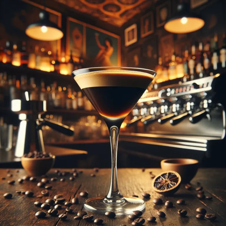 Amaretto Espresso Martini cocktail recipe