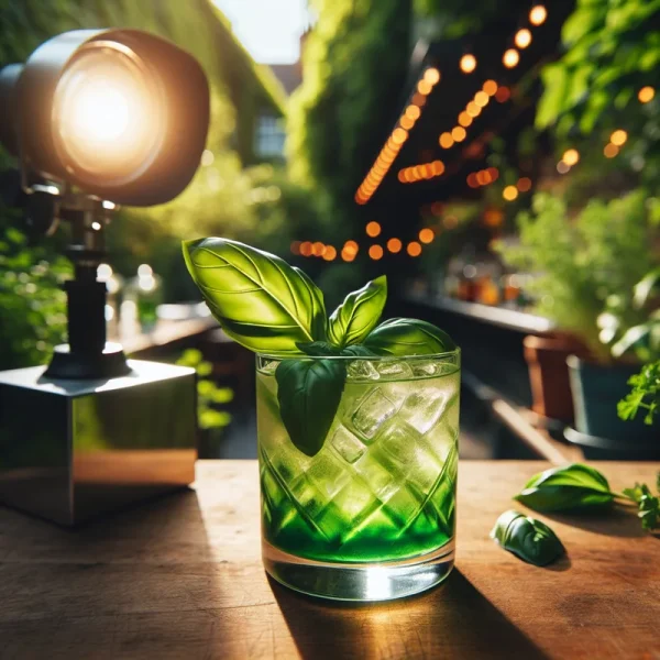 Gin Basil Smash cocktail recipe