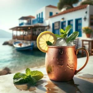 Greek Mule cocktail recipe