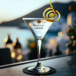Mastiha Tsipouro Martini cocktail recipe
