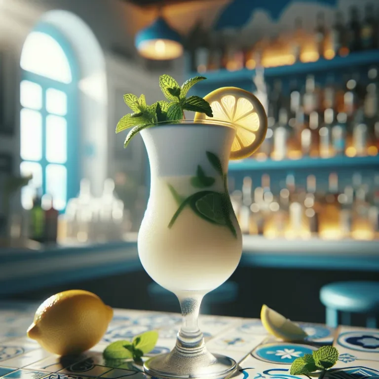 Ouzo Collins cocktail recipe