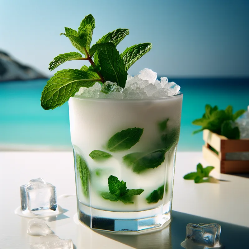 Ouzo Mojito cocktail recipe