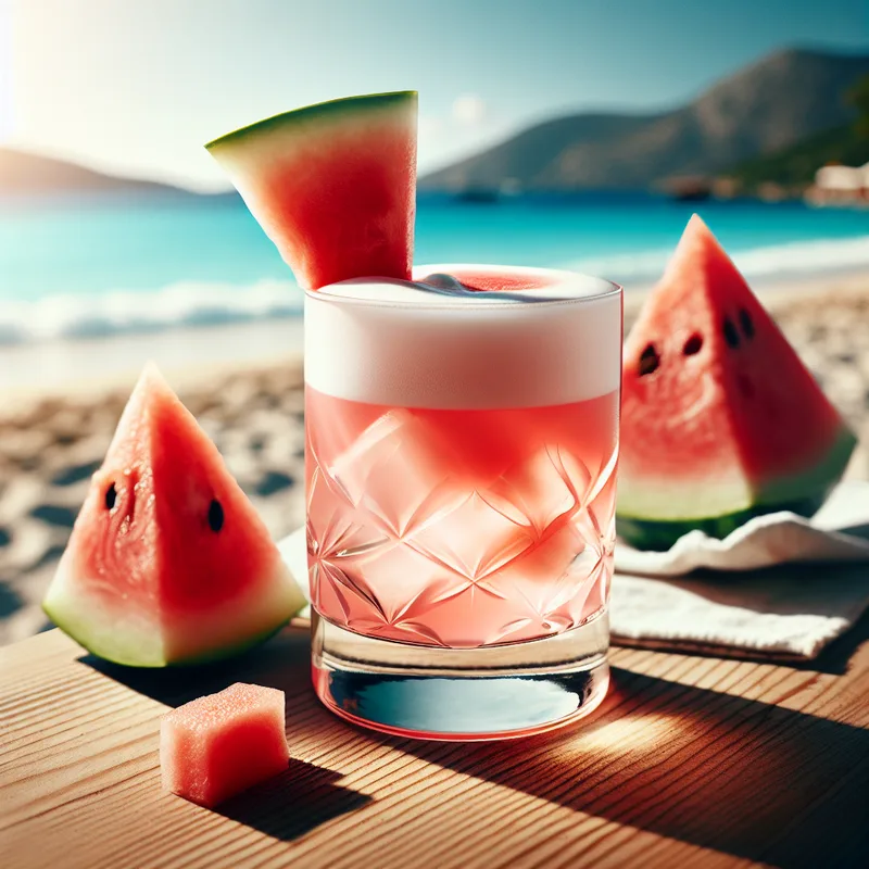 Ouzo Watermelon Cooler cocktail recipe
