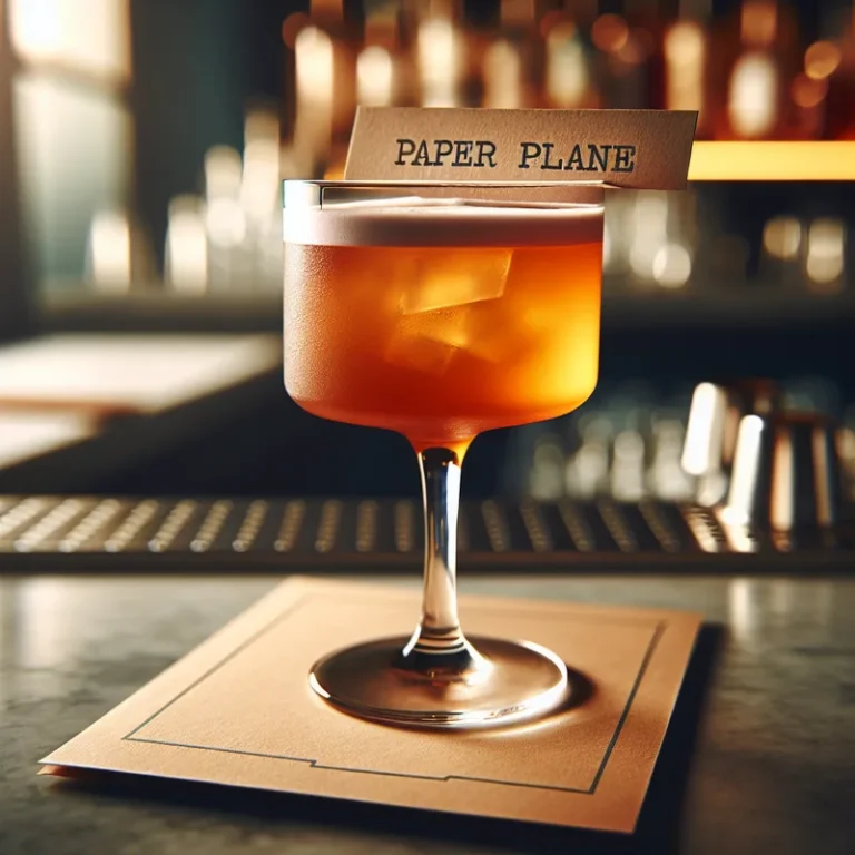 Paper Plane cocktail recipe
