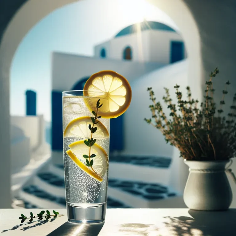 Tsipouro Collins cocktail recipe