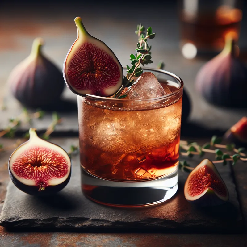 Tsipouro & Fig Smash cocktail recipe