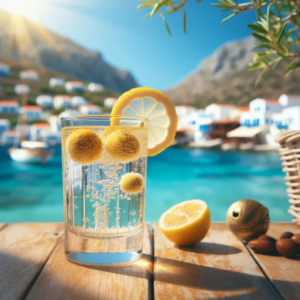 Tsipouro Mastiha Fizz cocktail recipe