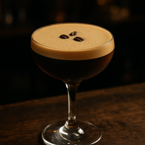 Ouzo Espresso Martini cocktail recipe