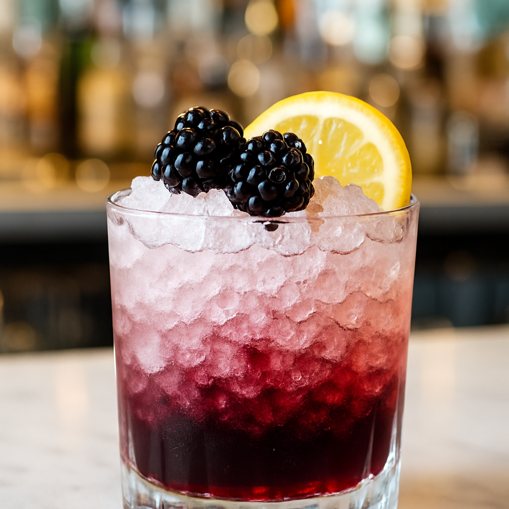 Tsipouro Bramble cocktail recipe
