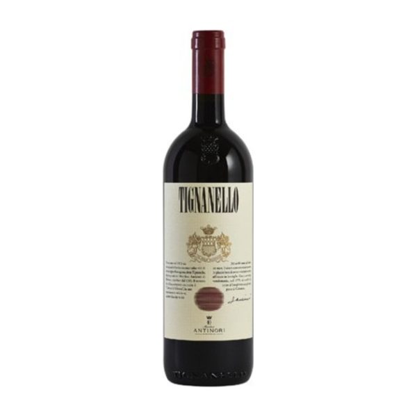 Bottle of Tignanello by Marchesi Antinori — one of the labels stolen from the Cortona warehouse